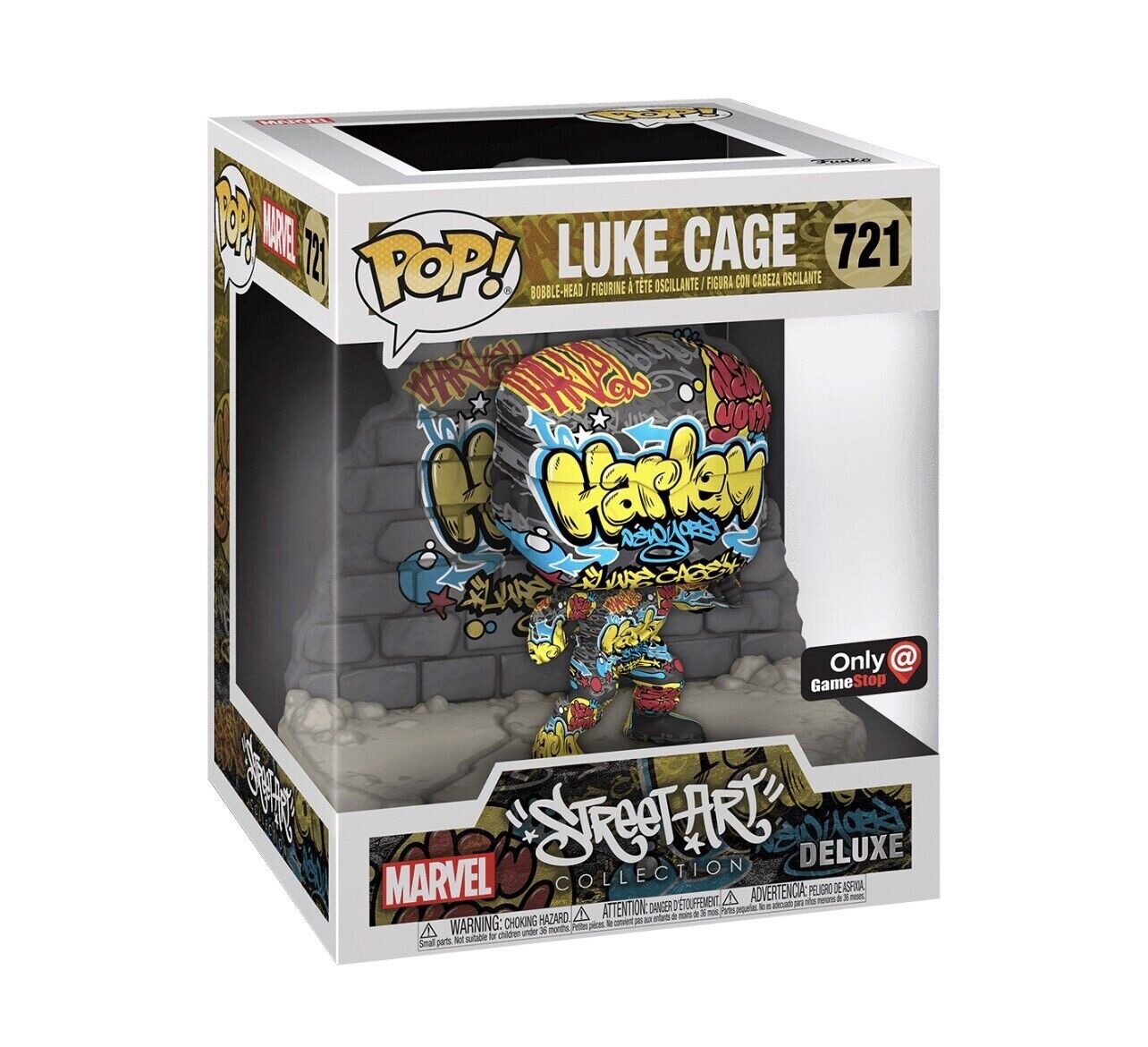Funko Pop Deluxe 721 - Exclusive Marvel - Luke Cage Graffiti Streetart
