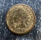 1891 Indian Head Penny 1 Cent Coin USA Uncertified Ungraded