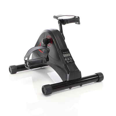 LUXTRI Elektro Mini Heimtrainer 80W Beintrainer Arm Pedaltrainer Minifahrrad