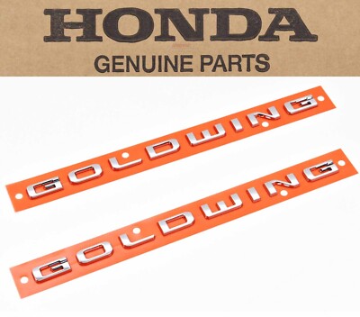 Goldwing GL1800 2018-2023 Chrome Saddlebag Emblem Decal Genuine