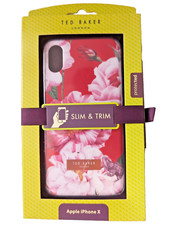 Ted Baker iPhone X Red Floral Case SHOP CLOSING 30/3