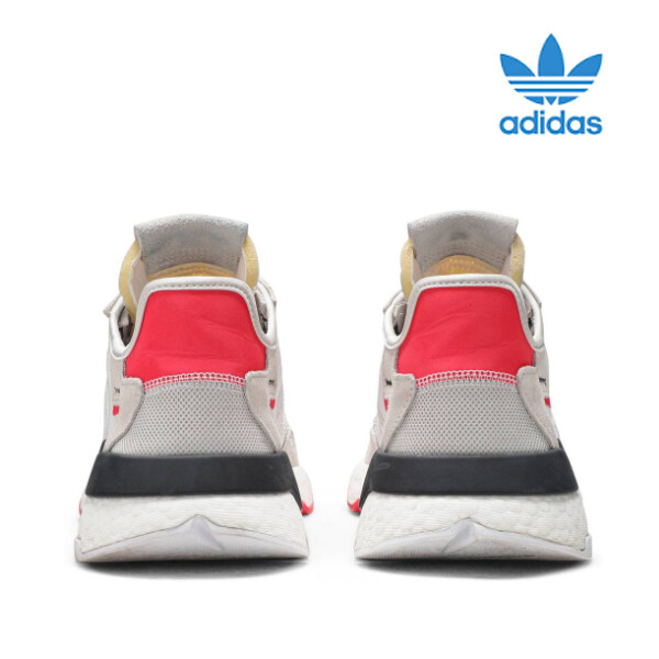 ADIDAS NITE JOGGER WHITE SHOCK RED 
