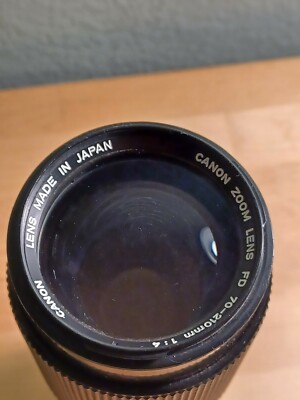 Canon Zoom Lens FD 70-210mm 1:4 Camera Lens | eBay