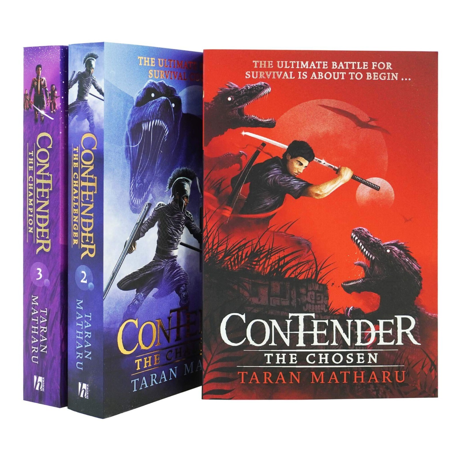 Contender Series 3 Books Collection Set By  Taran Matharu - Age 12-15 -Paperback