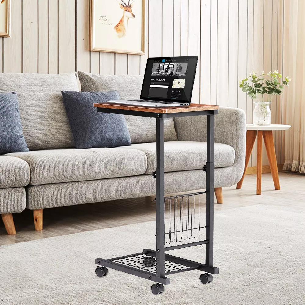 Adjustable height end table online