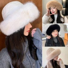 Women Warmer Hat Thicken Warm Fluffy Mongolian Cap Soft Autumn Winter Accessory