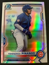 2021 Bowman Draft Chrome Yohendrick Pinango Refractor Cubs #BDC-25
