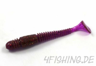 Lucky John Pro Series TIOGA in 2,9'' (7,4 cm) in PURPLE PLUM - der Raubfischki...