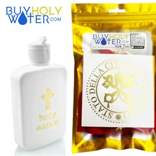 100ml Holy Water Vial Font Portable ✞ Blessed by Pope Genuine Hand Made RIP
