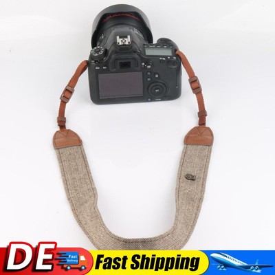 2Camera Shoulder Neck Vintage Strap Belt for Nikon Canon Olympus DSLR heiß