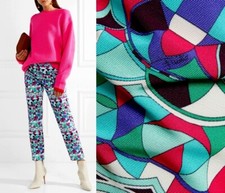 EMILIO PUCCI Cropped Cotton-Blend Faille Straight-Leg Pants US L / I T 48 865