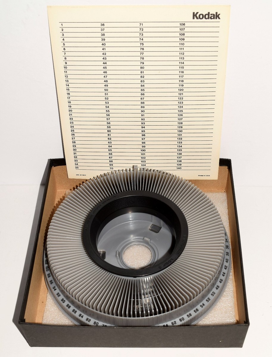 Vintage Kodak Carousel Transvue 140 Projector Slide Tray With