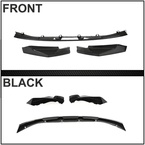 Fit For BMW G80 M3 G82 M4 2021UP Real Carbon Front Bumper Lip Splitters Spoiler  - Bild 11 von 12