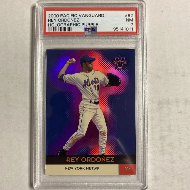 2000 Pacific Vanguard Holographic Purple Rey Ordonez 3/10 PSA 7 P6