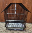 #ES1410-08 IN BLACK OR WHITE. SMALL BIRD CAGE