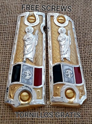 cachas San judas bandera mexicana 1911 full size custom pistol