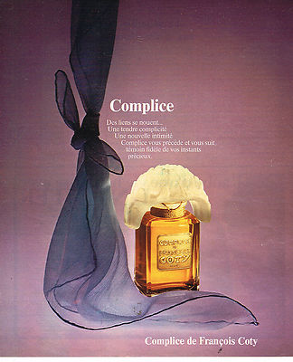 WERBUNG WERBUNG 084 1975 COTY Parfum KOMPLICE