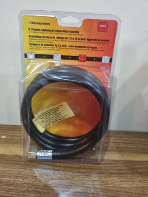 Mr. Heater F273717 Propane Appliance Extension Hose Assembly 5  x 1/4 