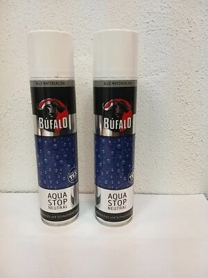 2 x 400 ml Aqua Stop Imprägnierung Bufalo für Schuhe alle Textilien - Bild 1 von 2