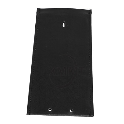 Black PU Leather Gas Tank Panel Bib For Harley Dyna Wide Glide FXDWG 1993-2003 – Plain, Front Mount
