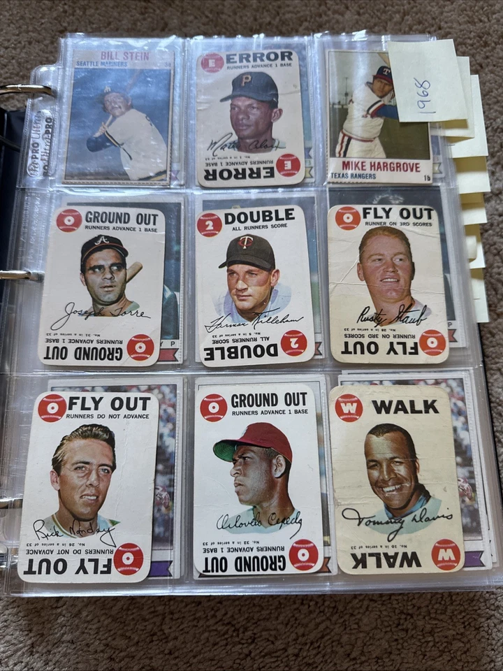 Huge 1960-1979 612 Mostly Vintage baseball Card Lot Collection In Pages Albums - Image 2 of 4