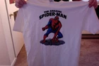 vintage 2000 white spiderman shirt marvel comics x-men stan lee illuminati