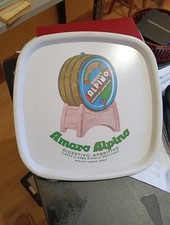 Vassoio di design in plastica Amaro alpino Antonia Campi. Digestivo - Aperitivo