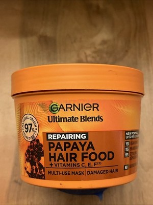 GARNIER Ultimate Blends Hair Food Papaya vitaminsC, E, F. Damage Hair 400ml NEW