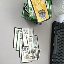 Pokemon 280 TCG Live Code Cards Lot Digital Redeem Online Codes English Pikachu