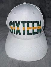 Sixteen Hat Cap Snapback One Size White Pukka Adjustable Phoenix Open