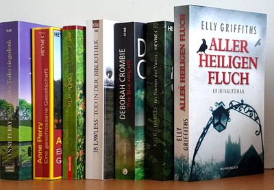 BUCHPAKET+KRIMI+Thriller+7 BÜCHER+ELLY GRIFFITHS+ANNE PERRY+TB+BUNDLE