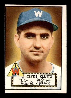 1952 Topps #132 Clyde Kluttz   VG X2603906