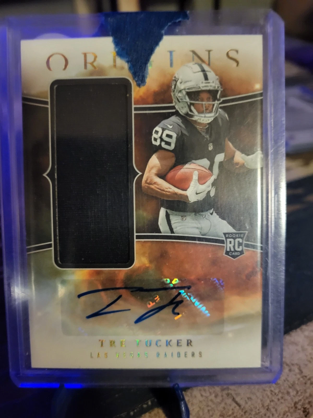 Tre Tucker Panini Origins Rookie Jumbo Jersey Autographs #RJJATT Base