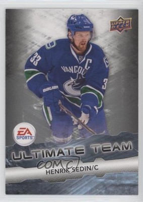 2011-12 Upper Deck EA Ultimate Team Henrik Sedin #EA4 HOF 9aj