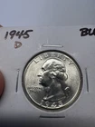 1945-D Washington Quarter. Choice BU.