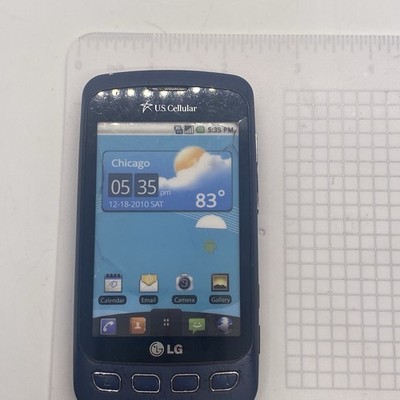 LG Toy Play Phone US Cellular Style Blue Fake Smartphone Kids Pretend Play