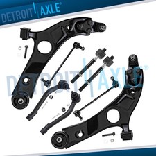Front Lower Control Arms Sway Bar Links Tie R...