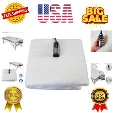 Massage Table Warmer  Fleece Pad 2in1, Certified, 3 Heat Settings, 13ft Cor...