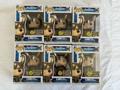 Funko - Pop! Avengers: Loki met scepter gloeit in het donker, speciale