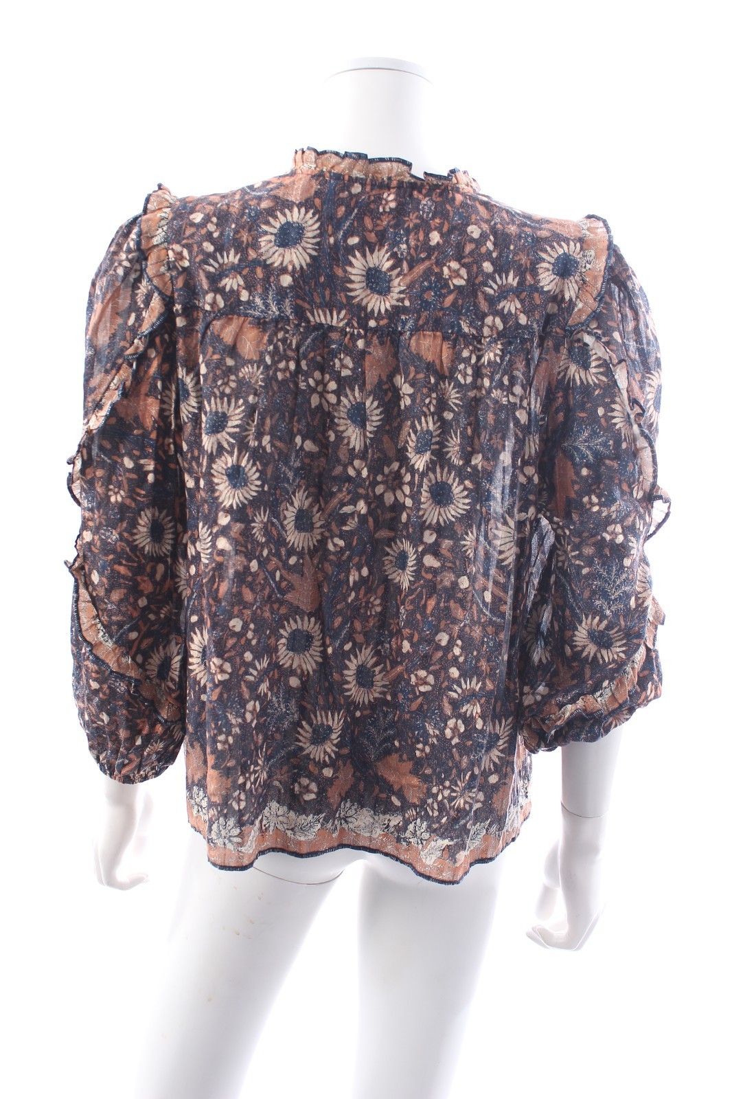 Ulla Johnson Manet Printed Cotton-Blend Blouse / Multi / RRP: £275.00 image 3