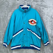 Vintage 90's Disney Mickey Mouse Classic Wear Blue Men  s L Jacket Retro Cartoon