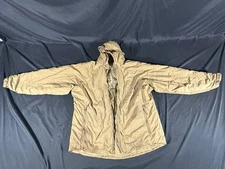 Wild Things Extreme Cold Parka USMC Happy Suit Coat Medium Long Coyote Brown