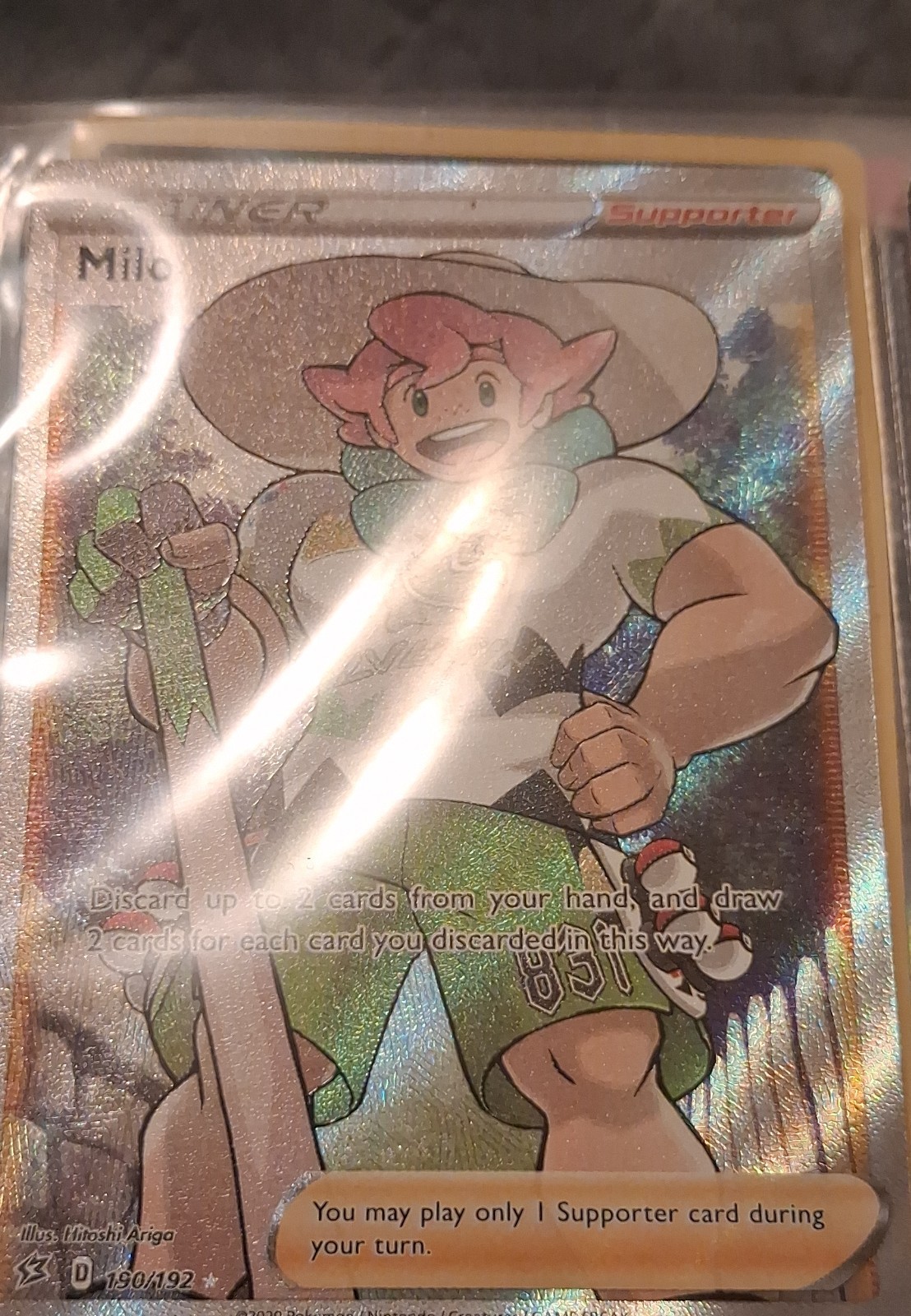 Milo (Full Art) 190/192 Swsh02: Rebel Clash Holo