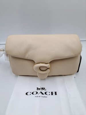 NEU Coach Pillow Tabby 26 Ivory Leder - Fabrikneu mit Etikett & Staubbeutel