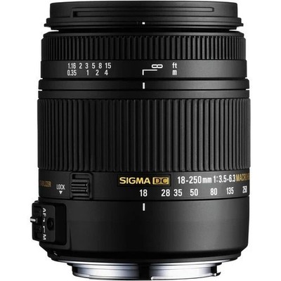 (Open Box) Sigma 18-250mm F3.5-6.3 DC Macro OS HSM for Nikon F-Mount