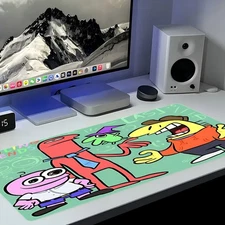 Smiling Friends Inspire Mouse Pad, Fits on Desk Corner Without Standing Out, Smo