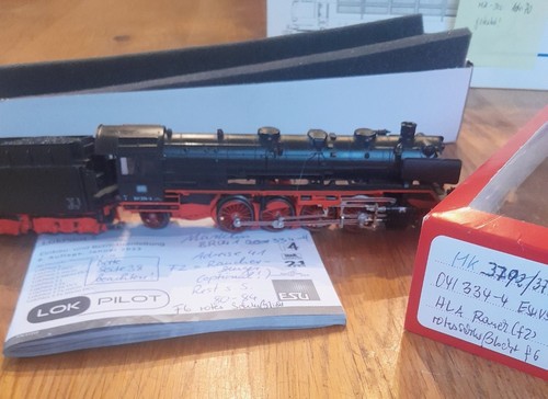 Märklin 3792 37926 BR 041 334-4  DB Rauch ESU V 5 mfx LW W/W rotes Schluss Aubox | Zustand: Neu: Sonstige (siehe Artikelbeschreibung)