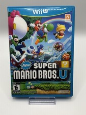 New Super Mario Bros U Wii U 2012 CIB COMPLETE Case Manual Nintendo NTSC-U/C