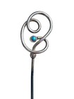 Antike Charles Horner Sterling Silber Türkis Schmuck Hut Pin Chester um 1910