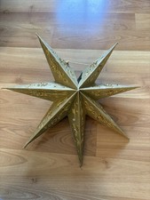Paper Gold Star Lantern Hanging Decoration